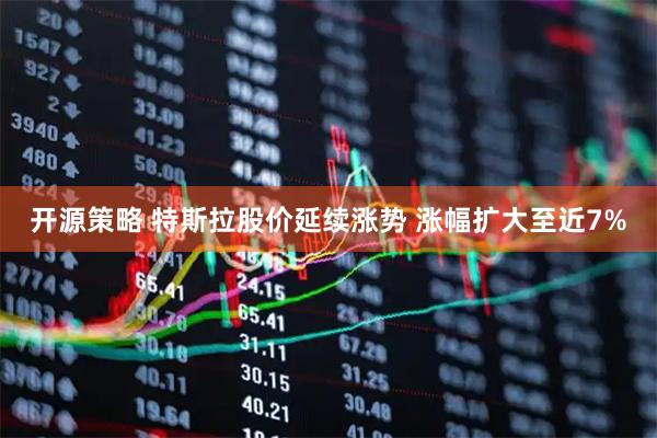 开源策略 特斯拉股价延续涨势 涨幅扩大至近7%