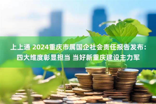 上上通 2024重庆市属国企社会责任报告发布：四大维度彰显担当 当好新重庆建设主力军